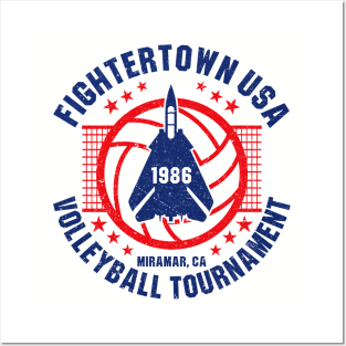 Fightertown USA Volleyball Tournament Posters and Art